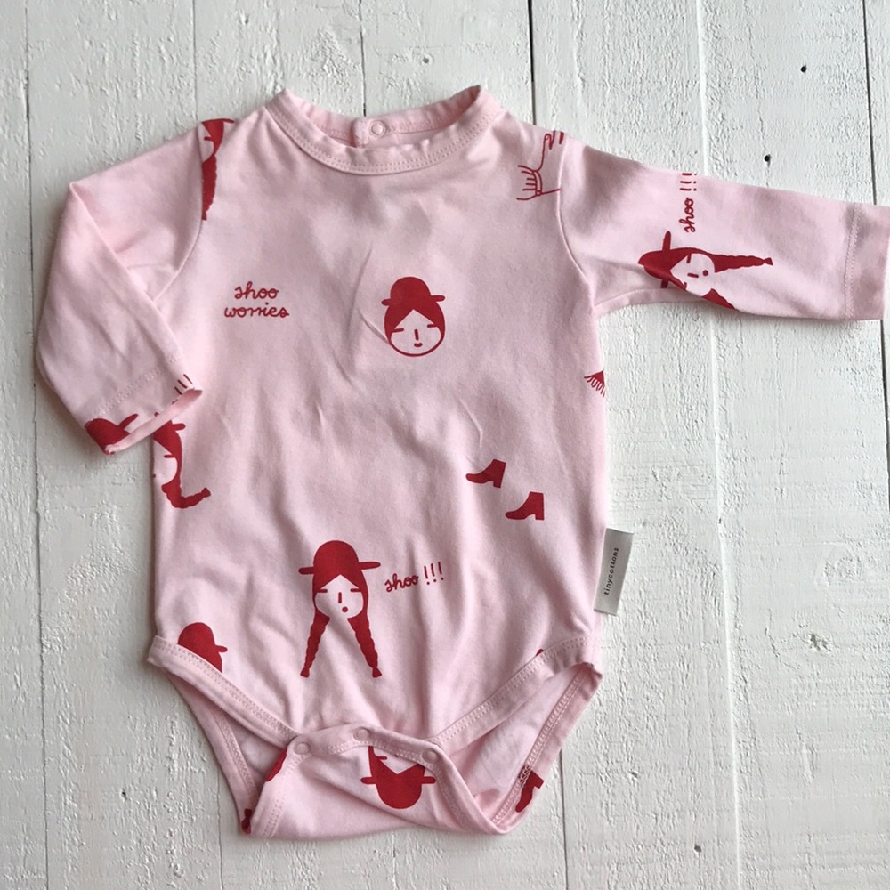 Tinycottons onesie shop worries size 0-3 months